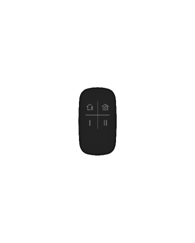 DS-PKF1-WE (цв. черный). Брелок 4-х кнопочный с обратной связью. AX PRO Hikvision в Кызыле