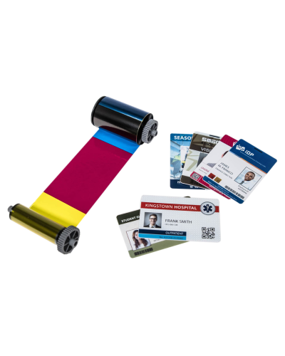 ASOL-YMCKO250. Лента полноцветная с черной панелью и оверлеем (YMCKO) с чистящим роликом. Advent SOLID в Кызыле