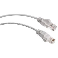 PC-UTP-RJ45-Cat.5e-2m-LSZH (8865c), серый. Патч-корд медный. CABEUS