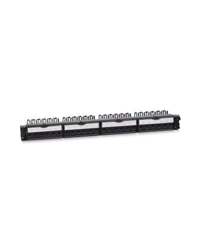 PL-24-KJ-RJ45-Cat.6-180T (11831c): Патч-панель 19" (1U), 24 порта RJ-45, категория 6, с задним кабельным организатором в Кызыле