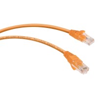 PC-UTP-RJ45-Cat.5e-0.15m-OR-LSZH (9518c), оранжевый. Патч-корд медный. CABEUS
