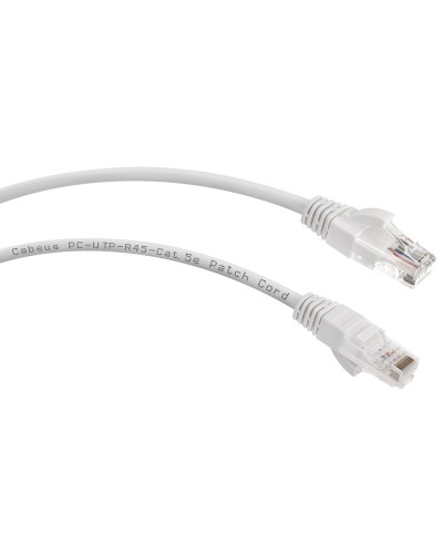 PC-UTP-RJ45-Cat.6-5m-LSZH (8881c), серый. Патч-корд медный. CABEUS в Кызыле