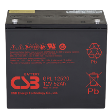 CSB GPL 12520. Аккумулятор герметичный свинцово-кислотный. CSB