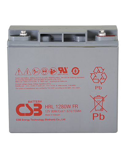 CSB HRL 1280W FR. Аккумулятор герметичный свинцово-кислотный. CSB в Кызыле