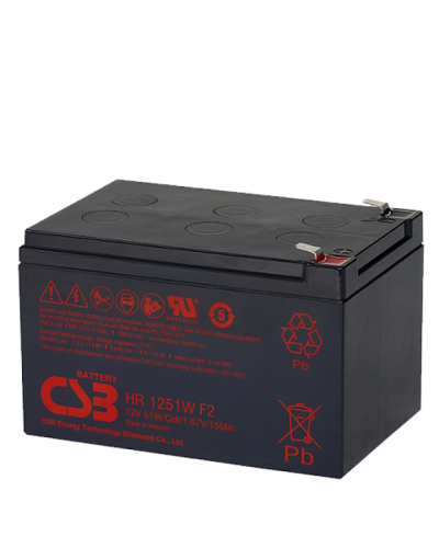 CSB HR 1251W. Аккумулятор герметичный свинцово-кислотный. CSB в Кызыле