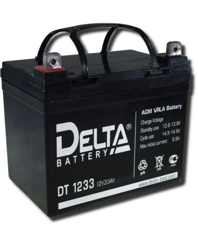 Delta DT 1233. Аккумулятор герметичный свинцово-кислотный. Delta в Кызыле