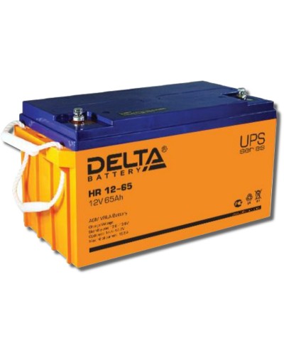 Delta HR 12-65. Аккумулятор герметичный свинцово-кислотный. Delta в Кызыле