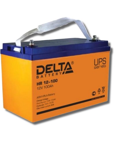 Delta HR 12-100. Аккумулятор герметичный свинцово-кислотный. Delta в Кызыле