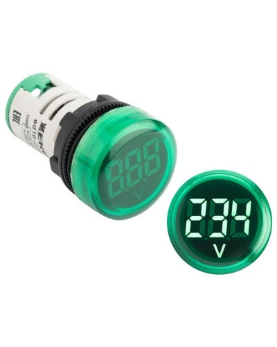 ED16-22VD (ed16-22vd-g). Индикатор значения напряжения зеленый. EKF в Кызыле