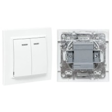 Минск Выключатель 2-кл. СП 10А (ERV10-123-10). Выключатель 2-кл. СП 10А. EKF