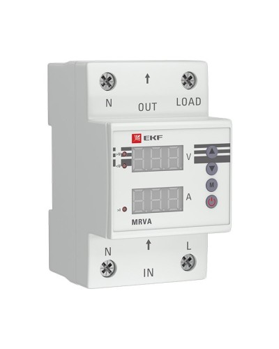 MRVA 40A PROxima (MRVA-40A). Реле напряжения и тока с дисплеем. EKF в Кызыле