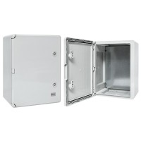 Бокс пластиковый с монтажной платой 500х400х180 IP65 PROxima (PB65MP006). Бокс пластиковый антивандальный. EKF