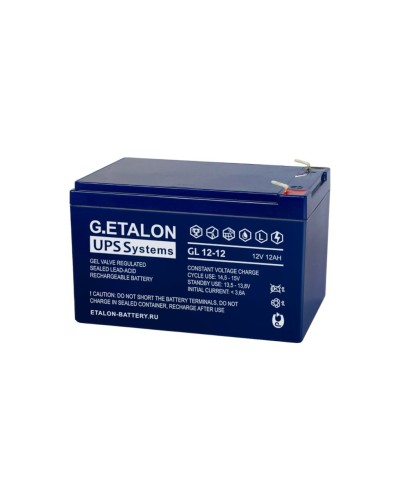 G.ETALON GL 12-12. Аккумулятор герметичный свинцово-кислотный. ETALON в Кызыле