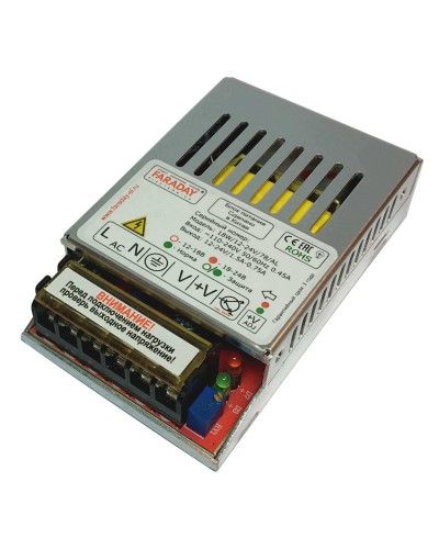 18W/12-24V/78AL. Импульсный блок питания. FARADAY в Кызыле