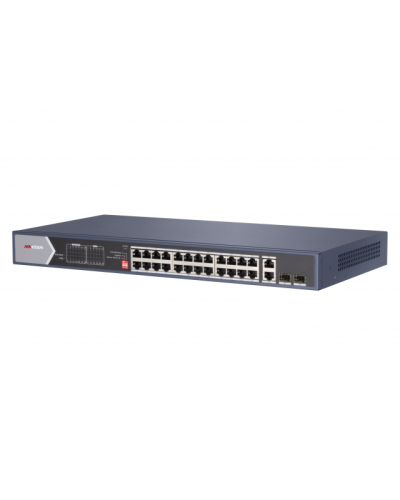DS-3E0528HP-E. Коммутатор с питанием POE. Hikvision в Кызыле