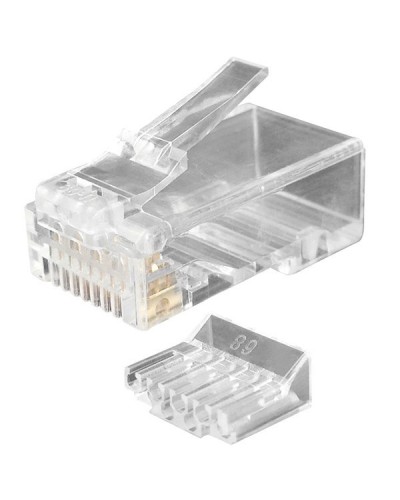 PLUG-8P8C-UV-C6-100 (100 шт). Разъем RJ-45. Hyperline в Кызыле
