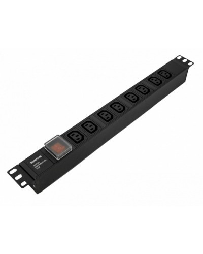 SHE19-8IEC-S-IEC. Блок розеток 19. Hyperline в Кызыле