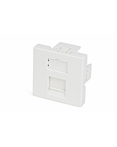 SIP2-1K-M45-45. Вставка 45х45 для 1 модуля формата Keystone Jack, со шторкой. Hyperline в Кызыле