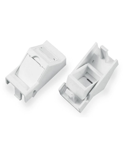 SIP2A-1K-M45-22.5. Вставка угловая 45x22.5 (аналог Mosaic) для 1 модуля формата Keystone Jack. Hyperline в Кызыле