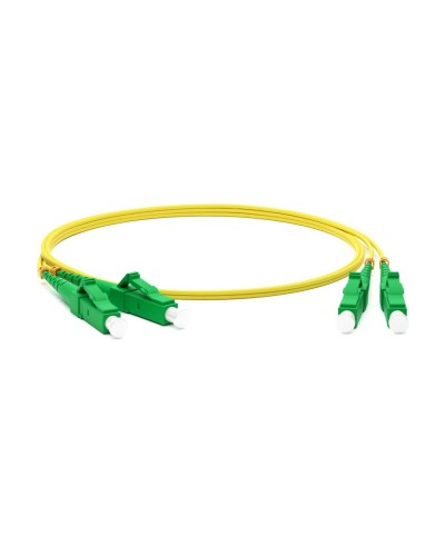 FC-D2-9-LC/AR-LC/AR-H-3M-LSZH-YL. Патч-корд волоконно-оптический одномодовый. Hyperline в Кызыле