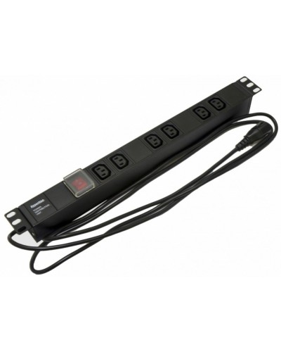SHE19-6IEC-S-2.5IEC. Блок розеток 19. Hyperline в Кызыле