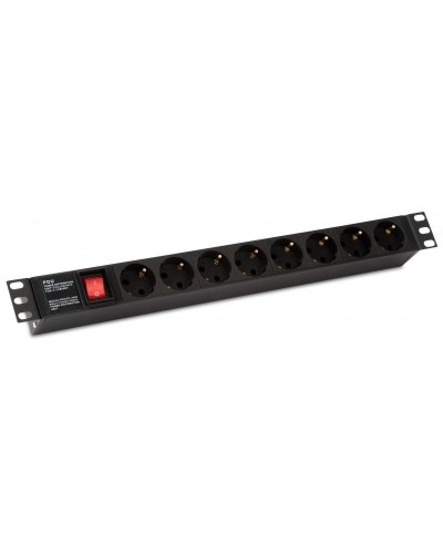 SHE19-8SH-S-IEC. Блок розеток 19. Hyperline в Кызыле