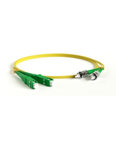 FC-D2-9-SC/AR-ST/AR-H-1M-LSZH-YL. Патч-корд волоконно-оптический ST-SC. Hyperline в Кызыле