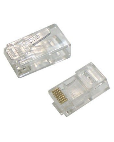 PLUG-8P8C-U-C5-100 (100 шт). Разъем RJ-45. Hyperline в Кызыле