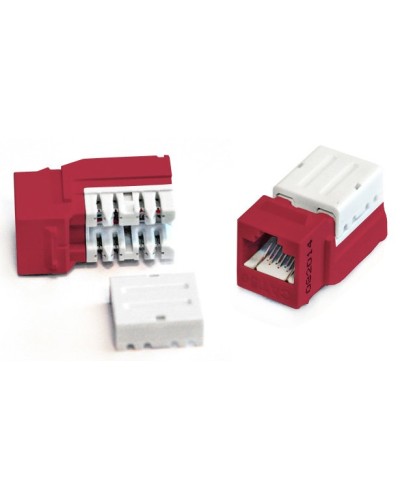 KJNE-8P8C-C5e-90-RD. Вставка Keystone Jack RJ-45. Hyperline в Кызыле