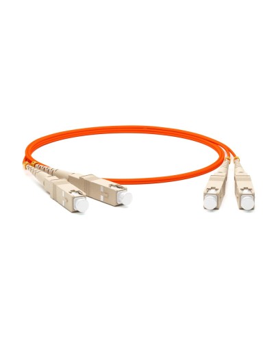 FC-D2-62-SC/PR-SC/PR-H-2M-LSZH-OR. Патч-корд волоконно-оптический многомодовый. Hyperline в Кызыле
