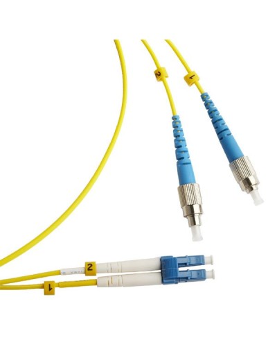 FC-D2-9-FC/UR-LC/UR-H-3M-LSZH-YL. Патч-корд волоконно-оптический FC/UPC-LC/UPC. Hyperline в Кызыле