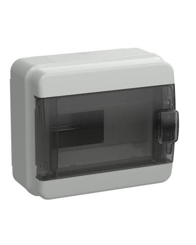 Корпус пластиковый КМПн-8 IP65 TEKFOR (TF5-KP72-N-08-65-K03-K02). Корпус модульный пластиковый черная прозрачная дверь. IEK в Кызыле