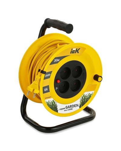 УК30 4 места, 30м (WKP23-06-04-30). Удлинитель на катушке Garden. IEK в Кызыле