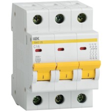 ВА47-29 3P C 3А 4,5кА KARAT (MVA20-3-003-C). Автоматический выключатель. IEK