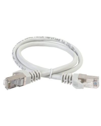 GENERICA Патч-корд кат.5E FTP 1м серый (PC01-C5EF-1M-G). Патч-корд медный. IEK в Кызыле