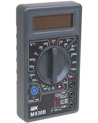 Мультиметр цифровой Universal M830B (TMD-2B-830). Мультиметр цифровой. IEK в Кызыле