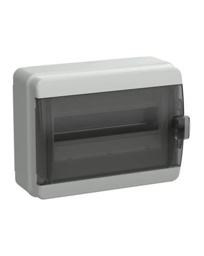 Корпус пластиковый КМПн-12 IP65 TEKFOR (TF5-KP72-N-12-65-K03-K02). Корпус модульный пластиковый черная прозрачная дверь. IEK в Кызыле