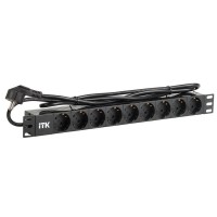 PH22-9D1-P. Блок розеток 19”. ITK