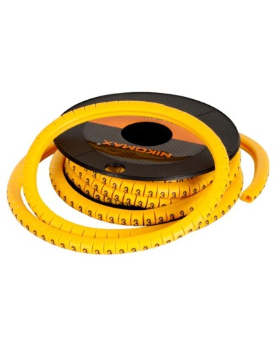NMC-CMR-9-YL-500 (500шт). Маркер кабельный. NIKOMAX в Кызыле