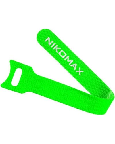 NMC-CTV240-16-SB-GN-10 (10шт). Стяжка-липучка с мягкой пряжкой. NIKOMAX в Кызыле