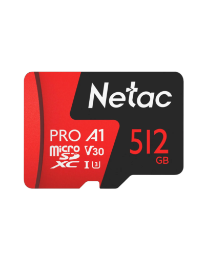 NT02P500PRO-512G-R. Карта памяти microSDXC, 512 ГБ, Class 10. Netac в Кызыле