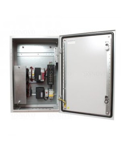 OS-46TB1(SW-80802/ILS(port 90W)). Уличная станция с термостабилизацией и резервным питанием. OSNOVO в Кызыле