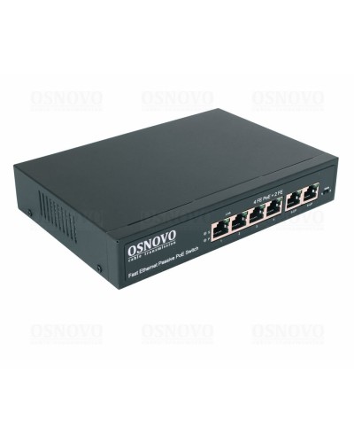 SW-20600/A(80W). Коммутатор Fast Ethernet на 6 портов. OSNOVO в Кызыле