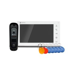 Leader 2.0 IK-7.0 (w+b). Комплект видеодомофона. Optimus