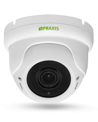 PP-7141IP 2.8-12 AUDIO. Видеокамера IP купольная. Praxis в Кызыле