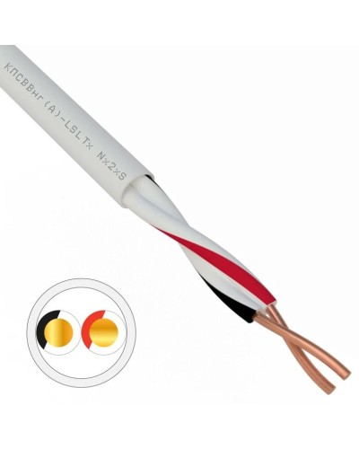 КПСВВнг(А)-LSLTx 1х2х0,5 REXANT (01-4870). Кабель для систем передачи данных пониженной пожароопасности c низким дымо- и газовыделением, с низкой токсичностью продуктов горения. Rexant в Кызыле