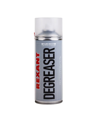 Очиститель обезжириватель DEGREASER, REXANT, 400 мл, аэрозоль (85-0006): Баллон с очистителем в Кызыле