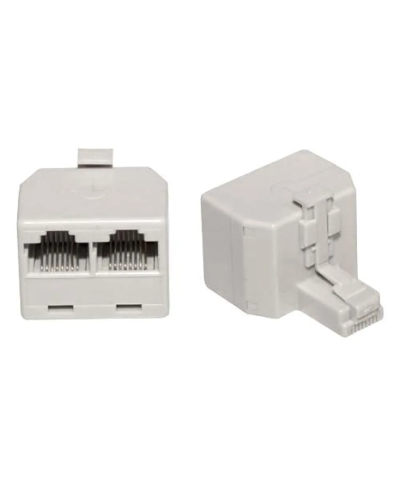 Двойник компьютерный UTP RJ-45(8P8C) (штекер - 2 гнезда) REXANT (03-0102): Кабельный соединитель в Кызыле