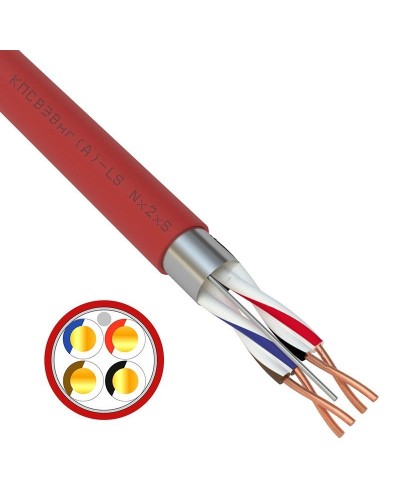 КПСВЭВнг(А)-LS 2х2х0,75 (01-4866-1)(REXANT). Кабель для систем пожарной и охранной сигнализации. Rexant в Кызыле