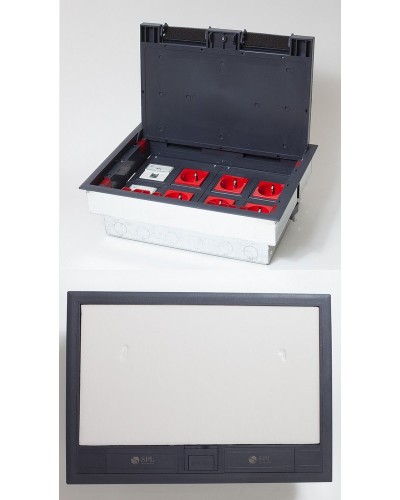 Люк на 8 постов (45х45), металл/пластик, с металлической коробкой, IP40 (300009). Люк. SPL в Кызыле